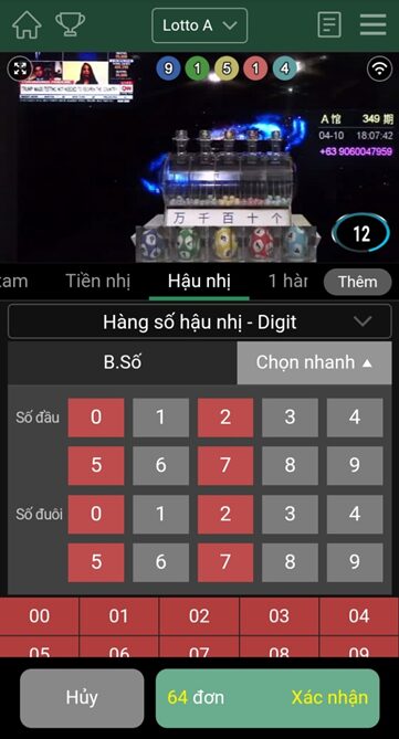 bắt cầu chơi Lotto bet