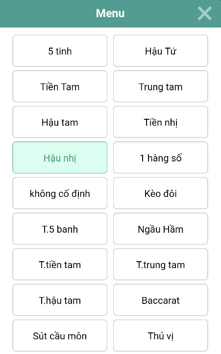 Các kiểu chơi xổ số 1 phút